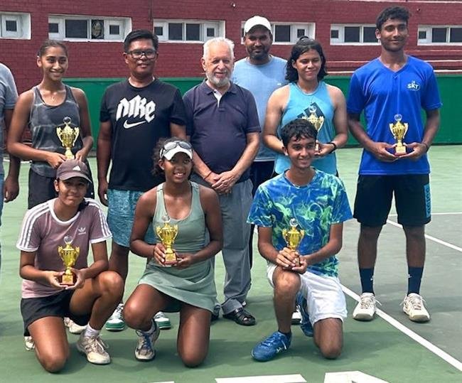 MAHIKA KHANNA, ADITYA MOR WIN SINGLES TITLES