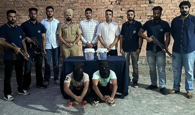 PUNJAB POLICE IN JOINT OPERATION WITH RAJASTHAN POLICE ARREST THREE OPERATIVES OF LAWRENCE BISHNOI GANG; TWO PISTOLS RECOVERED