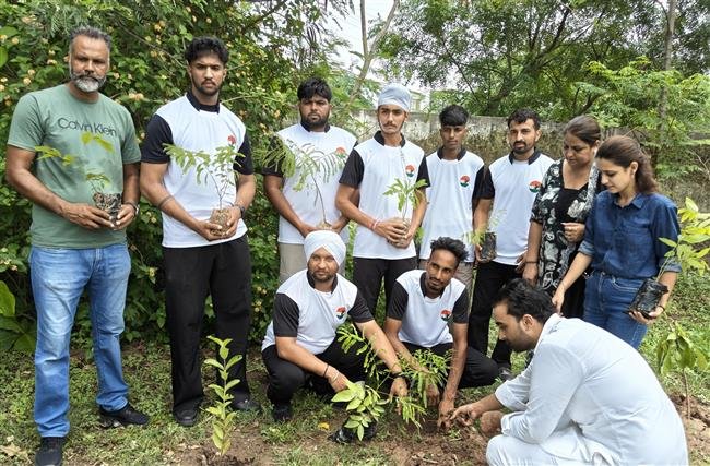 PLANTATION DRIVE BY PLAYERS OF BUDO KAI DO MIXED MARTIAL ARTS FEDERATION OF INDIA COLLABORATION WITH GOPAL MURTI FOUNDATION & VISHWAS FOUNDATION