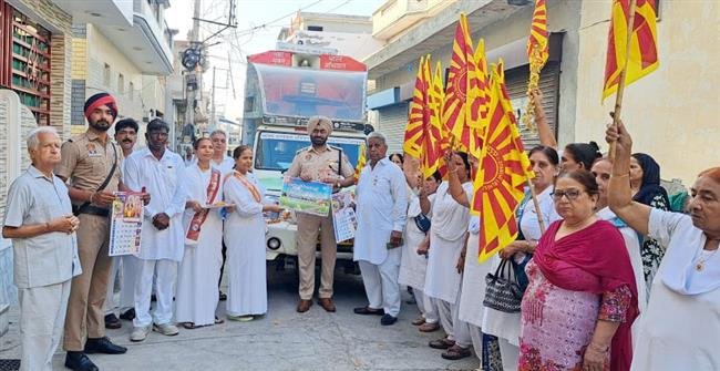 BRAHMA KUMARIS “NASHA MUKTI RATH YATRA” REACHES FAZILKA