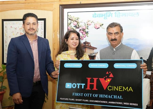 HIMACHAL CM LAUNCHED FIRST OTT PLATFORM IN STATE