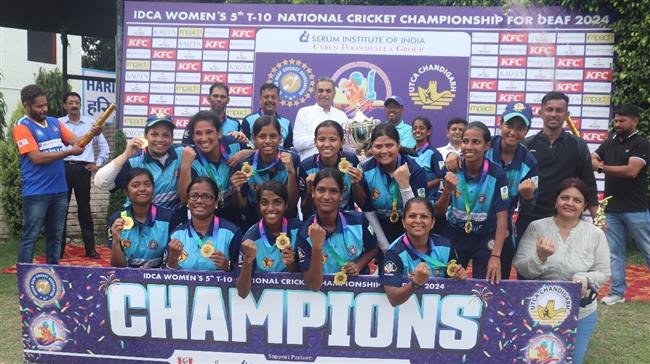 MAHARASHTRA WON THE NATIONAL CRICKET CHAMPIONSHIP FOR DEAF