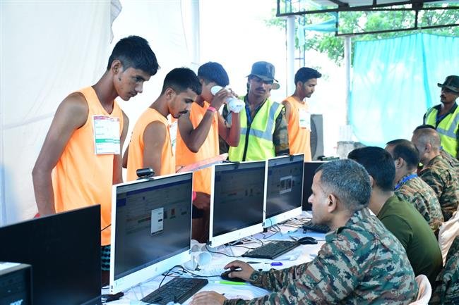 AGNIVEER RECRUITMENT BEGINS AT HISAR