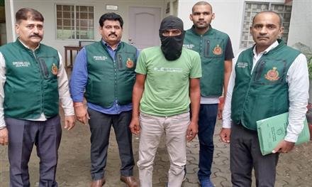 ASSOCIATE OF DREADED SANDEEP  KALA JATHEDI, TINU BHIWANI AND RAJU BASODIGANG ARRESTED FROM LAKHERI, IN RAJASTHAN.