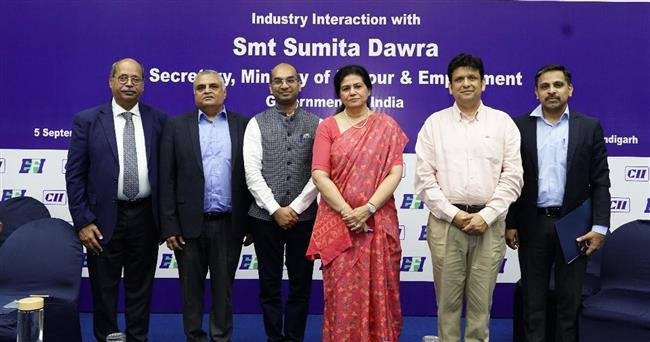 INDUSTRY INTERACTION WITH SUMITA DAWRA, SECRETARY, MINISTRY OF LABOUR & EMPLOYMENT  GoI