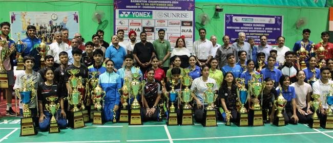 YONEX SUNRISE NORTH ZONE INTER STATE BADMINTONSHIPS HELD