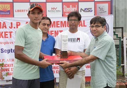 SUJAL SINGH & ARUN CHAPRANA SHINES IN 29TH ALL INDIA JP ATRAY CRICKET TOURNAMENT