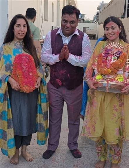 गणपति बप्पा मोरेया…… के जयकारों के बीच मिट्स परिवार ने किया गणपति विसर्जन