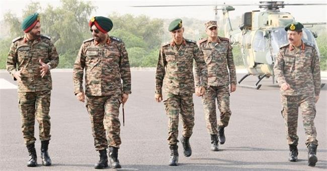 LT GEN MANJINDER SINGH VISITS MAHAJAN FIELD RANGES