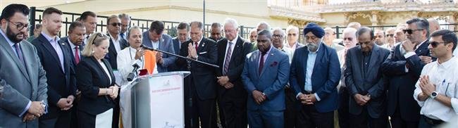 PRAYER FOR PEACE HELD IN SWAMINARAYAN MANDIR