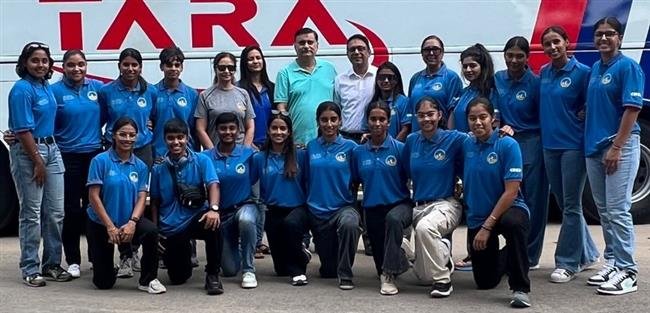 UT TEAM DEPARTS FOR LAHLI TO PLAY WOMEN'S U-19 T20 TOURNAMENT