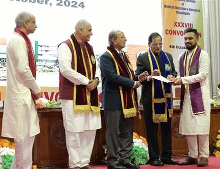 CELEBRATING ACHIEVEMENT: 107 MEDALS AND 1,547 DEGREES AWARDED AT PGIMER’S GLORIOUS 38TH CONVOCATION