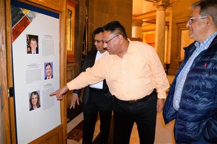 DIEGO MORALES FELICITATES A.M PUNCHHI AND AMARBIR GHOMAN