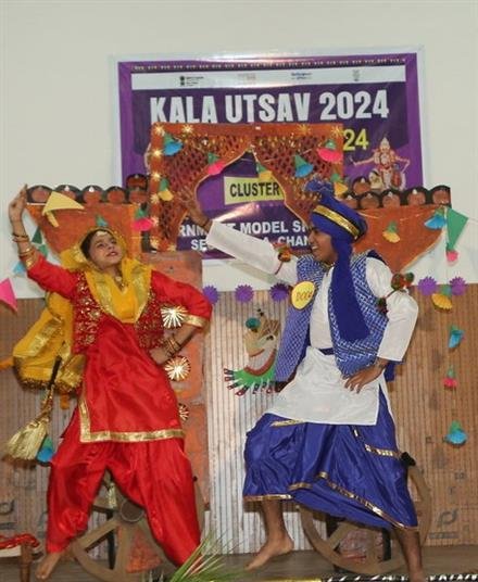 CLUSTER LEVEL KALA UTSAV ORGANIZED AT GMSSS, SECTOR 10, CHANDIGARH