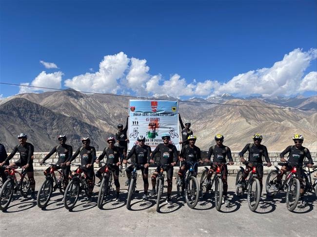 INDIAN ARMY'S AIRAWAT DIVISION COMPLETES THRILLING NAKO CYCLE EXPEDITION