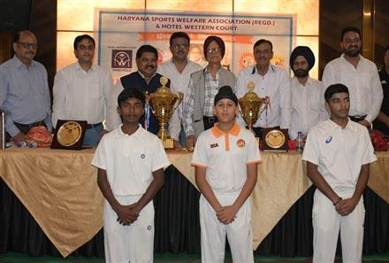 SECOND EDITION OF  LATE SURAAADA RANI BOYS UNDER-15 CRICKET TROPHY UNVEILED BY FORMER INDIAN CRICKETER ASHOK MALHOTRA