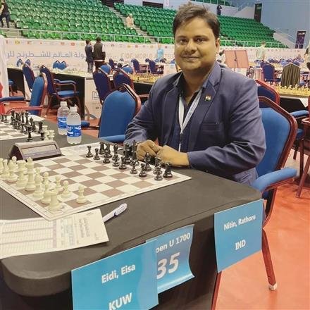 NITIN RATHORE TO REPRESENT INDIA AT THE FIDE WORLD AMATEUR CHESS CHAMPIONSHIP 2024 AT GREECE