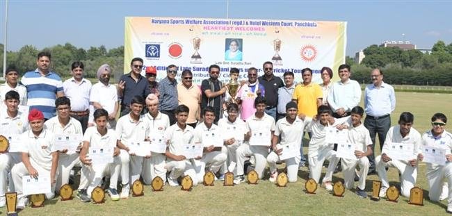ST JOSEPH'S CHANDIGARH CRICKET NURSERY WINS THE TITLE OF  2ND LATE SURADHA RANI BOYS UNDER-15 CRICKET TOURNAMENT