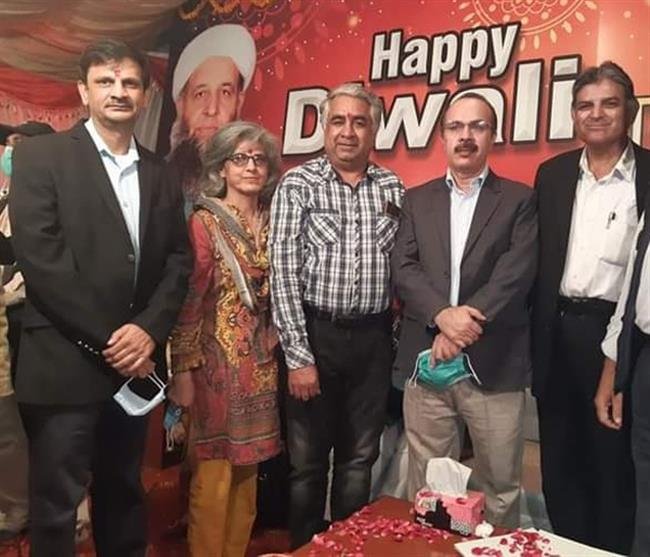 DIWALI CELEBRATED AT KRISHNA TEMPLE, LAHORE
