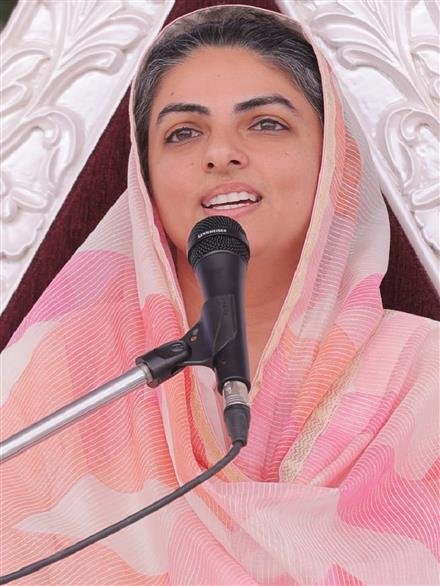 EVERY MOMENT SPENT IN DEVOTION BRINGS PEACE:  NIRANKARI SATGURU MATA SUDIKSHA JI MAHARAJ