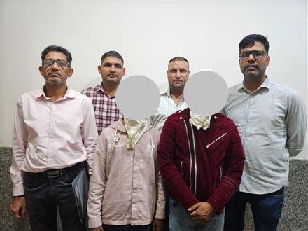 DELHI POLICE NABBED TWO ACCUSED PERSONS INVOLVED IN DOLLAR CHEATING RACKET