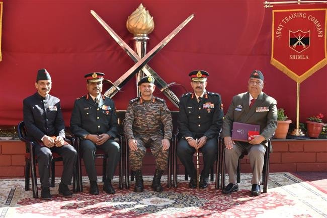 ARMY CHIEF VISITS ARMY TRAINING COMMAND AT SHIMLA