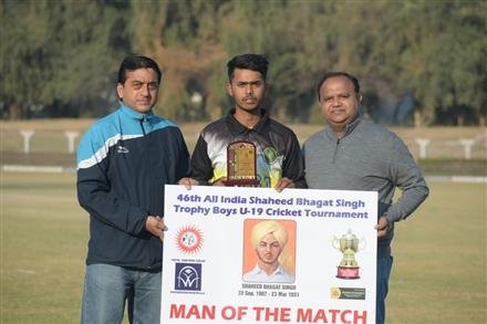 DELHI PUSH SPORTS ACADEMY BEAT ROPAR DISTT CRICKET ASSOCIATION BY 39 RUNS