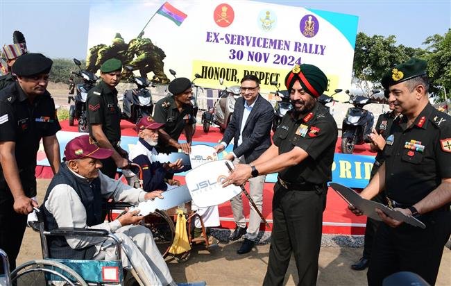 SAPTA SHAKTI COMMAND ORGANISES EX-SERVICEMEN RALLY