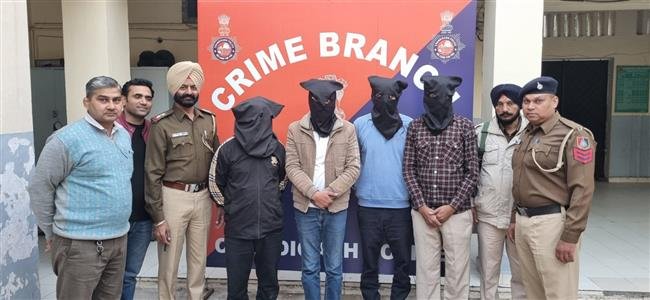 CHANDIGARH POLICE SOLVED ROBBERY  FROM  AGED WOMAN: FOUR AMONG CLOSE RELATIVE HELD