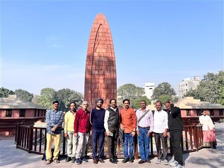 ANDHRA PRADESH JOURNALISTS DELEGATION VISIT GOLDEN TEMPLE AND JALLIANWALA BAGH, WITNESSED RETREAT CEREMONY