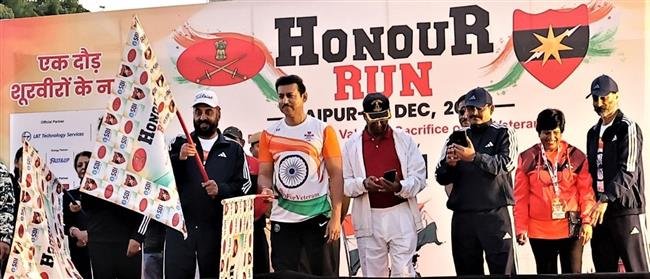 HONOUR RUN BRINGS TOGETHER VETERANS, SOLDIERS, PARA ATHLETES