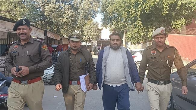 PANCHKULA POLICE  MAJOR SUCCESS,  ONE CYBER CRIMINAL NABBED FROM GUJRAT FOR DIGITAL ARREST OF SHIMLA PROFESSOR DUPED 1.6 CRORES