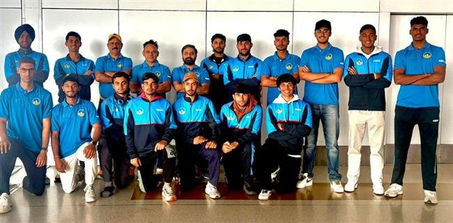 बीसीसीआई मैन्स अंडर -23 वनडे टूर्नामेंट के लिये चंडीगढ़ टीम रवाना