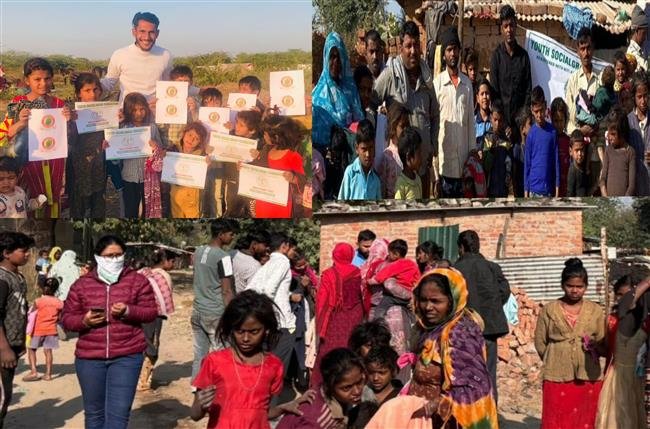 YOUTH SOCIALGRAM FOUNDATION DISTRIBUTING WARM CLOTHES EVERY DAY