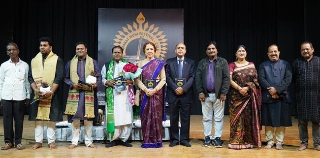 SOORYA KRISHNAMOORTHY HONOURED WITH BHARAT MUNI SAMMAN