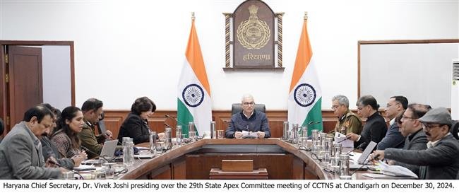 HARYANA STANDS FIRST IN PRAGATI DASHBOARD: CHIEF SECRETARY REVIEWS CRIME TRACKING SYSTEM