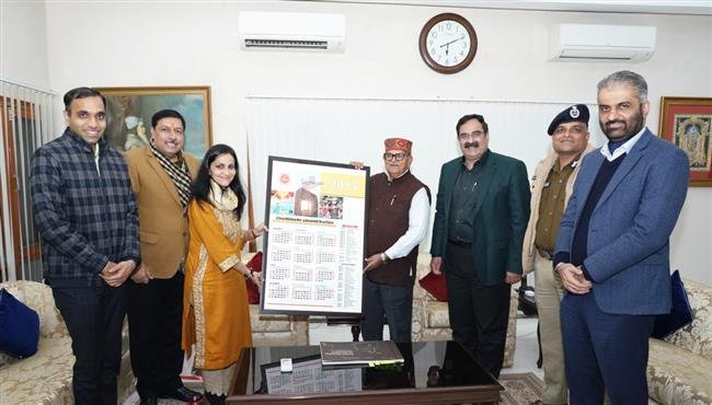GOVERNOR OF PUNJAB AND ADMINISTRATOR UT CHANDIGARH RELEASES CHANDIGARH ADMINISTRATION’S CALENDAR 2025