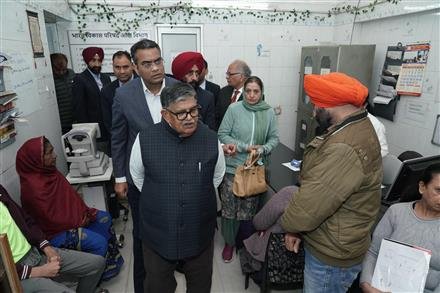 PUNJAB GOVERNOR AND UT ADMINISTRATOR   PRAISED BHARAT VIKAS PARISHAD ON  COMMENDABLE WORK FOR HEALTH SERVICES