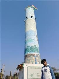 SMART AIR PURIFIER TOWER CELEBRATES REPUBLIC DAY BY HOISTING THE TRICOLOR