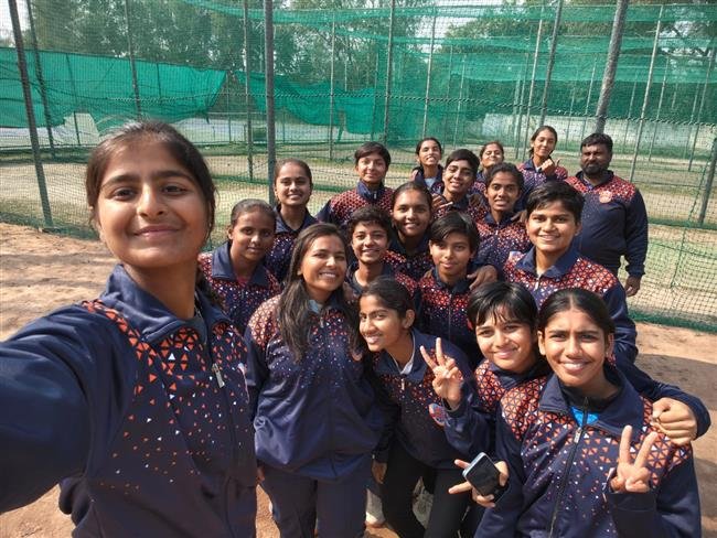 MAHARASHTRA STATE GIRLS UNDER 17 CRICKET TEAM PRACTISED AT TDL CRICKET STADIUM