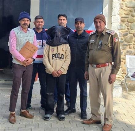 CHANDIGARH POLICE NABBED STUDENT WITH  ONE COUNTRY MADE PISTOL WITH ONE LIVE CARTIDGE