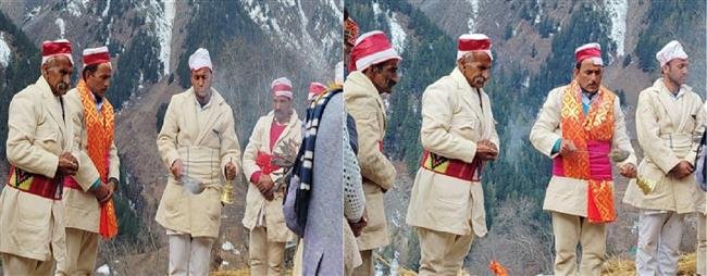 पांगी में 4 गांव के लोगों ने रथयात्रा के साथ पुर्थी में मनाया बाहरालू जातर मेला