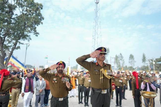 WESTERN ARMY COMMANDER LT GEN MANOJ KUMAR KATIYAR INAUGURATES PARAM VIR CHAKRA NAIK JADUNATH SINGH'S MEMORIAL