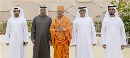 GRAND CELEBRATION OF BAPS HINDU MANDIR FIRST ANNIVERSARY HELD IN ABU DHABI