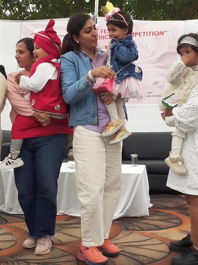 BABY LARANYA VASHISHTA  WON FIRST PRIZE AS ROSE PRINCESS