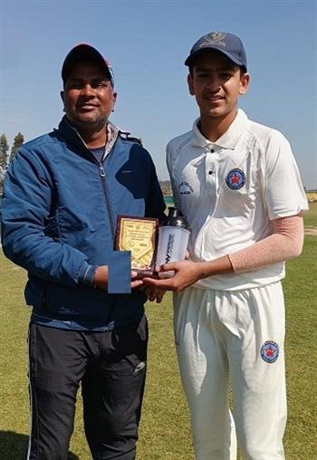 5वां स्वर्गीय पन्ना लाल मेमोरियल अंडर-19 क्रिकेट टूर्नामेंट एनएसएस ट्रॉफी :  इंडस वैली क्रिकेट अकादमी, डेराबस्सी ने लक्ष्य स्कूल ऑफ क्रिकेट अकादमी, कालका को हराया