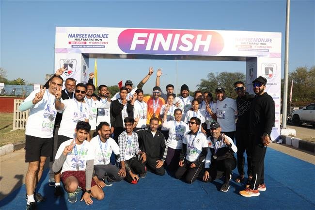 NMIMS CHANDIGARH SUCCESSFULLY CONCLUDES THE THIRD EDITION OF THE NARSEE MONJEE HALF MARATHON 2025