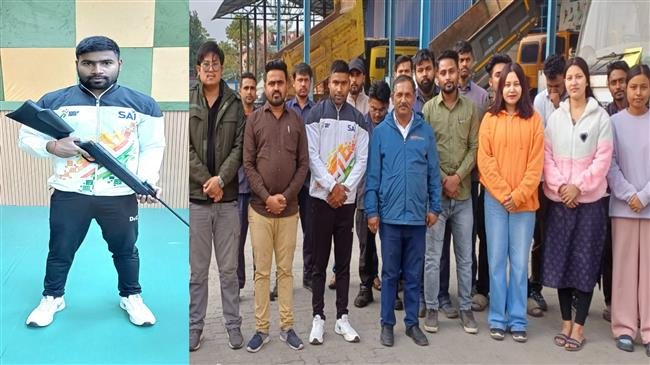 RAKESH SHEEL SHARMA OF ALIPURDUAR SELECTED FOR INDIA OPEN COMPETITION AIR WEAPONS PRE NATIONAL GAMES