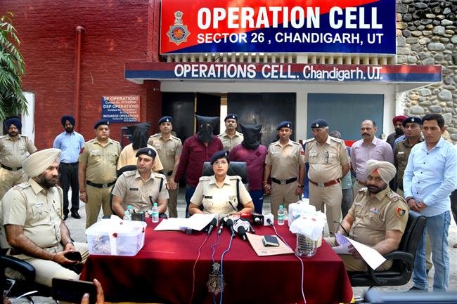 CHANDIGARH POLICE IN A MAJOR SUCCESS BUSTED INTERSTATE NEXUS OF GANGSTERS, DRUG PEDDLERS ACTIVE IN TRICITY