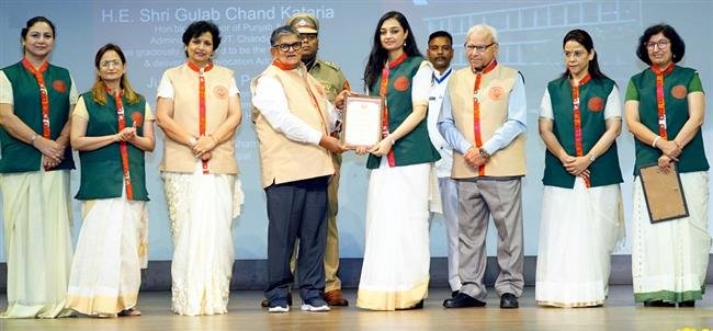 GOVERNOR AND ADMINISTRATOR URGES GRADUATES TO COMBINE KNOWLEDGE WITH CHARACTER FOR NATION BUILDING.